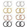 Stainless Steel Hoop Earrings STAS-TA0001-23B-7