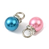 ABS Plastic Imitation Pearl Pendants KY-XCP0001-39-2