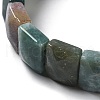 Natural Indian Agate Stretch Bracelets BJEW-F406-B28-3