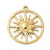 304 Stainless Steel Pendants STAS-I322-01G-01-1