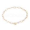 Mother's Day Jewellery Aluminium Paperclip Chain Necklaces NJEW-JN02865-1