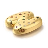 Brass Cubic Zirconia Pendants KK-M295-13G-N-2
