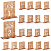 Rectangle Wooden Vertical Sign Holders ODIS-WH0057-01-1