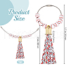Imitation Leather Tassel Pendant Decorations AJEW-WH20011-20D-2