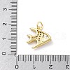 Brass Micro Pave Cubic Zirconia Pendants KK-Z098-19G-3
