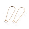 304 Stainless Steel Hoop Earring Finding X-STAS-E464-05G-1