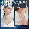 HOBBIESAY 16Pcs 8 Colors Brass Micro Pave Cubic Zirconia Pendants KK-HY0001-39-5