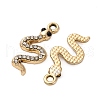 Alloy Rhinestone Pendants PALLOY-S052-07G-2