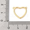 Brass Connector Charms KK-V016-11G-3