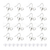 GOMAKERER 24Pcs Brass Earring Hooks KK-GO0001-46-1