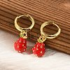 Brass Hoop Earrings EJEW-S251-04C-G-3