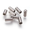 Tarnish Resistant 201 Stainless Steel Cord End Caps STAS-P207-05P-C-1