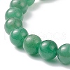 Natural Green Aventurine Stretch Bracelet BJEW-JB08747-04-5