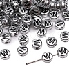 50Pcs Silver Plating Acrylic Beads PW-WG2E8AD-04-1