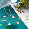 SUPERFINDINGS 100Pcs Brass Stamping Blank Tag Charms KK-FH0002-60G-5