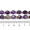 Natural Amethyst Beads Strands G-N342-149G-5