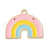 Alloy Enamel Pendants ENAM-K071-01G-01-1