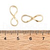 Brass Connector Charms KK-XCP0002-09G-3