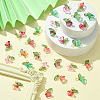 50Pcs 5 Colors Glass Charms FIND-CJ0001-15-5