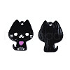 Rack Plating Alloy Enamel Spray Painted Pendants ENAM-T011-155B-3