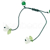 Natural Malaysia Jade Beads Braided Bead Bracelets BJEW-MZ00167-01-4