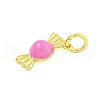 Rack Plating Brass Enamel Pendants KK-U021-04E-G-2