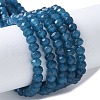 Dyed Natural Malaysia Jade Rondelle Beads Strands X-G-E316-2x4mm-54-1