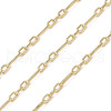 Rack Plating Brass Link Chains CHC-A010-08G-1