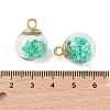 Glass Round Pendants GLAA-P063-01G-06-3