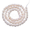 Natural Cultured Freshwater Pearl Beads Strands X1-PEAR-N012-03D-3