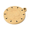 Ion Plating(IP) 304 Stainless Steel Pendants STAS-M080-12G-05-2