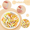   100Pcs 10 Styles Opaque Acrylic Beads MACR-PH0001-72A-5