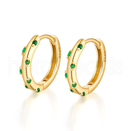 Elegant S925 Sterling Silver Hoop Earrings EH3926-8-1
