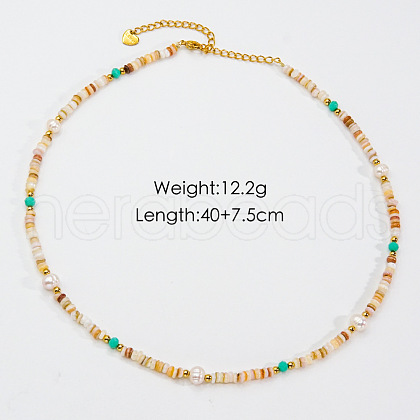 Elegant Handmade Stainless Steel Necklaces QC1219-1-1