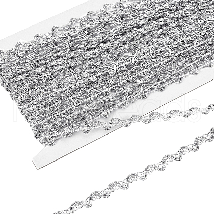 Polyester Metallic Ribbons DIY-WH0542-01A-01-1