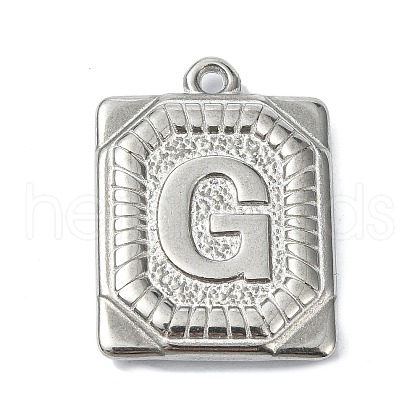 Anti-Tarnish 304 Stainless Steel Pendants STAS-U033-01P-G-1