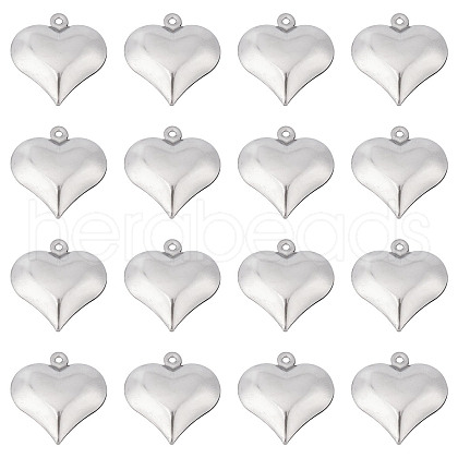 SUNNYCLUE 100Pcs 316 Surgical Stainless Steel Pendants STAS-SC0004-47-1