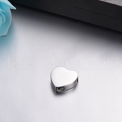 Heart Urn Ashes Pendants BOTT-PW0001-045S-1