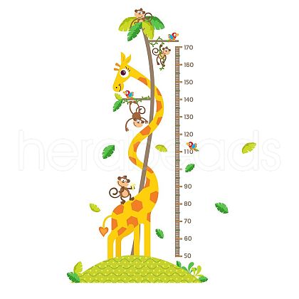 PVC Height Growth Chart Wall Sticker DIY-WH0232-024-1