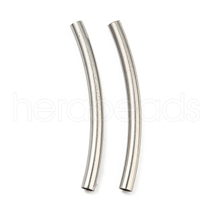 Non-Tarnish 304 Stainless Steel Tube Beads STAS-B047-27G-P-1