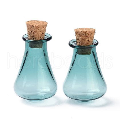 Glass Cork Bottles X1-AJEW-O032-01G-1