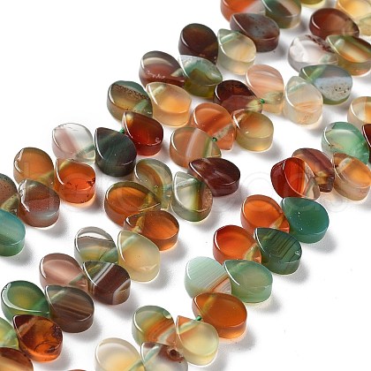 Natural Agate Beads Strands G-G021-04A-02-1