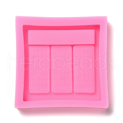 DIY Eye Shadow Box Food Grade Silicone Fondant Molds DIY-F072-09-1