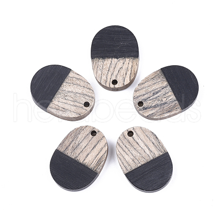 Resin & Wenge Wood Pendants RESI-T023-01A-1-1