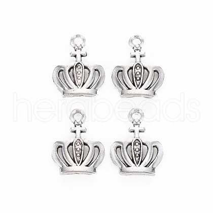 Tibetan Style Alloy Pendants TIBE-S320-222AS-1