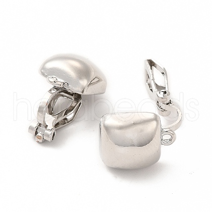 Alloy Clip-on Earring Findings PALLOY-M208-05P-1