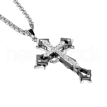 Stainless Steel Box Chains Necklaces PW24062834468-1