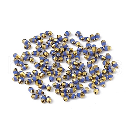 Electroplate Glass Beads DGLA-C001-01A-1