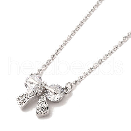 304 Stainless Steel Pendant Necklaces NJEW-U002-13P-1