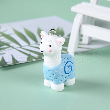 Resin Pendants PW-WG076B8-02-1